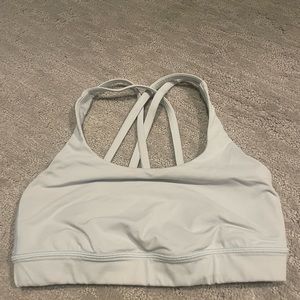 Lululemon sports bra size 4 super light blue
